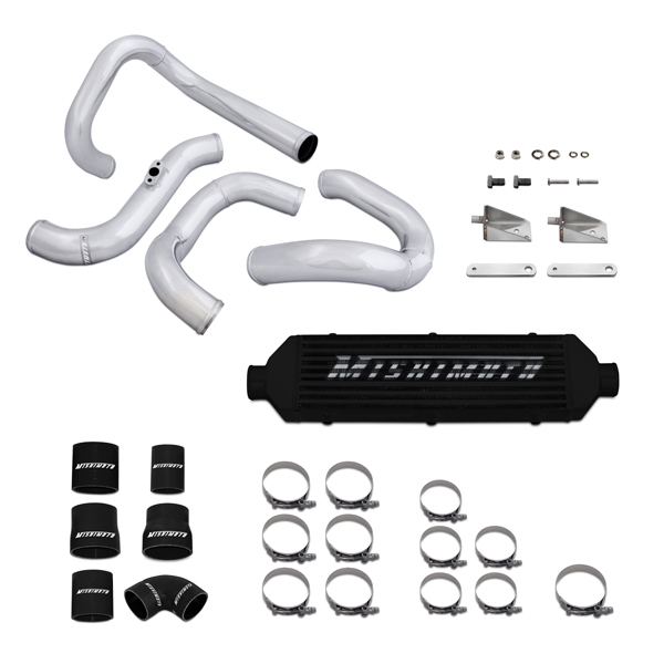 Mishimoto — Mishimoto 10-11 Hyundai Genesis Coupe Black Aluminum Intercooler Kit - view 8